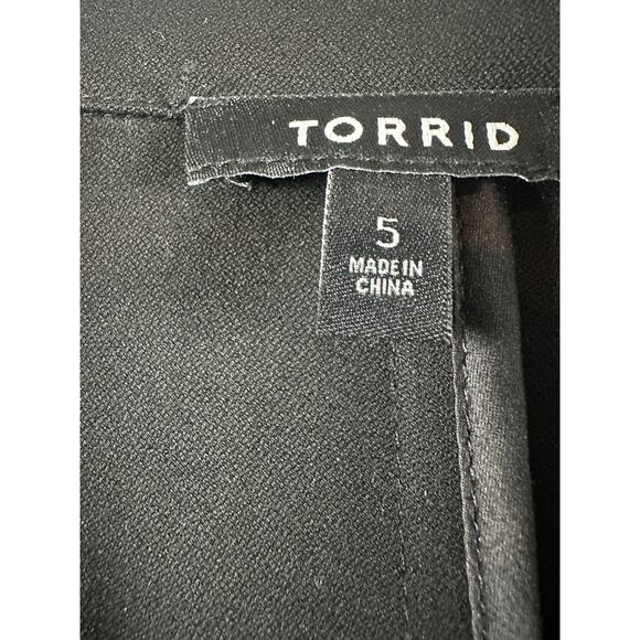 Torrid Studio Luxe Long Line Blazer • Black • Size 5X - Picture 7 of 10